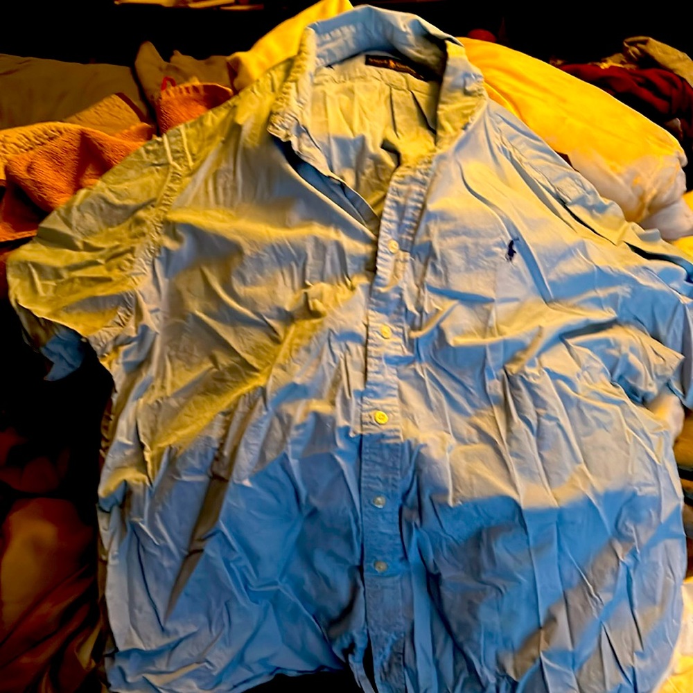 No iron grab used rags xl grey gap hoodie xxl Ralph Lauren short sleeve shirt .